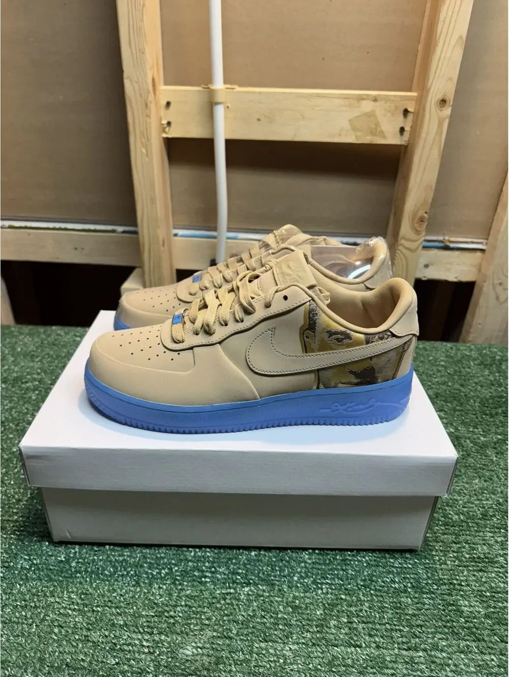 Nike Air Force 1 Low Protro Kobe Bryant Linen Size 9